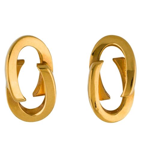 gucci earrings diamond|gucci interlocking earrings gold.